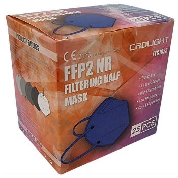 CRDLIGHT FFP2 Mund-Nasen-Schutzmaske in navy blau zertifiziert in der Box online kaufen bestellen