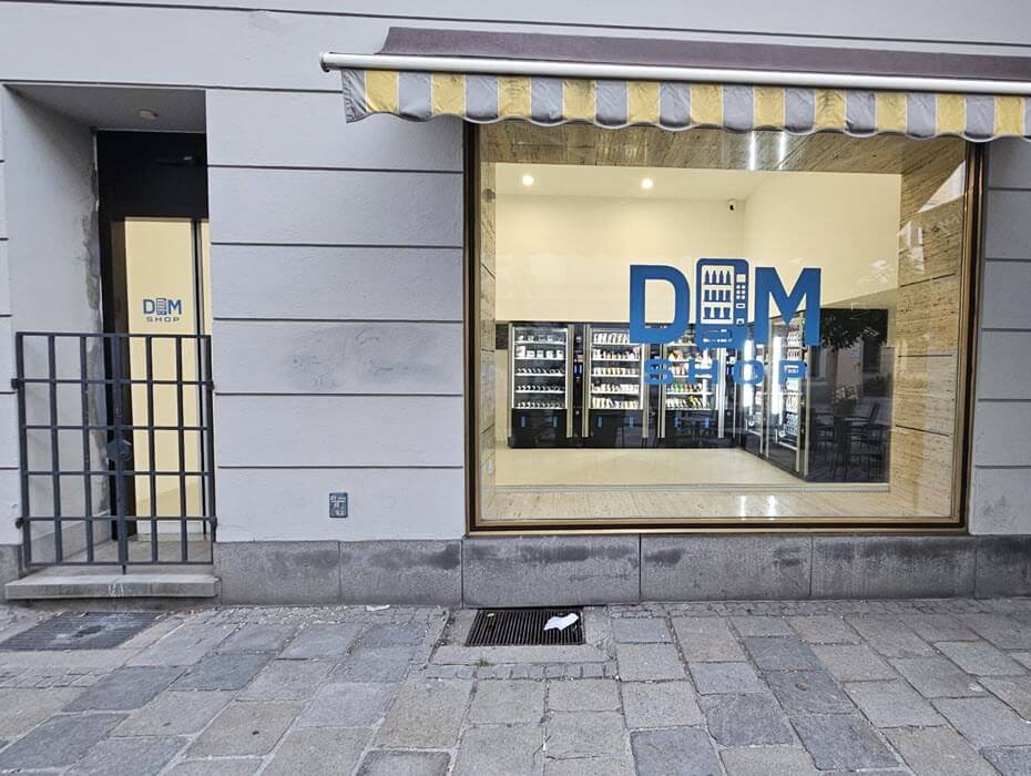 Shopster Automatenshop Linz Zentrum Domgasse 7 Außenansicht
